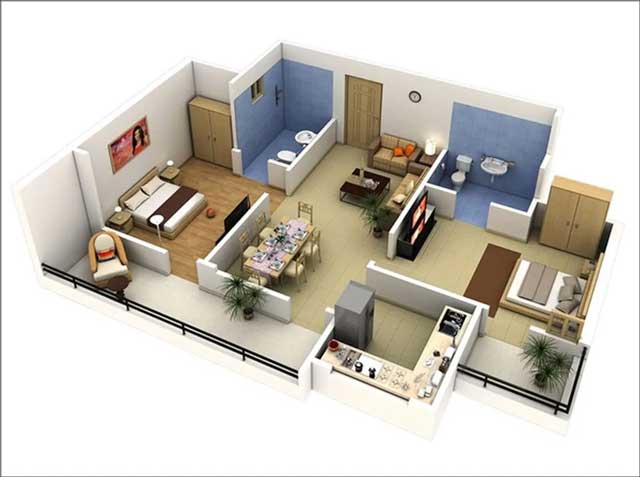 thiết kế nội thất căn hộ chung cư