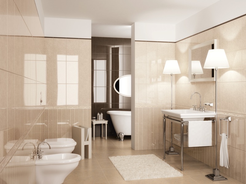 Mẫu thiết kế phòng tắm theo phong cách hiện đại