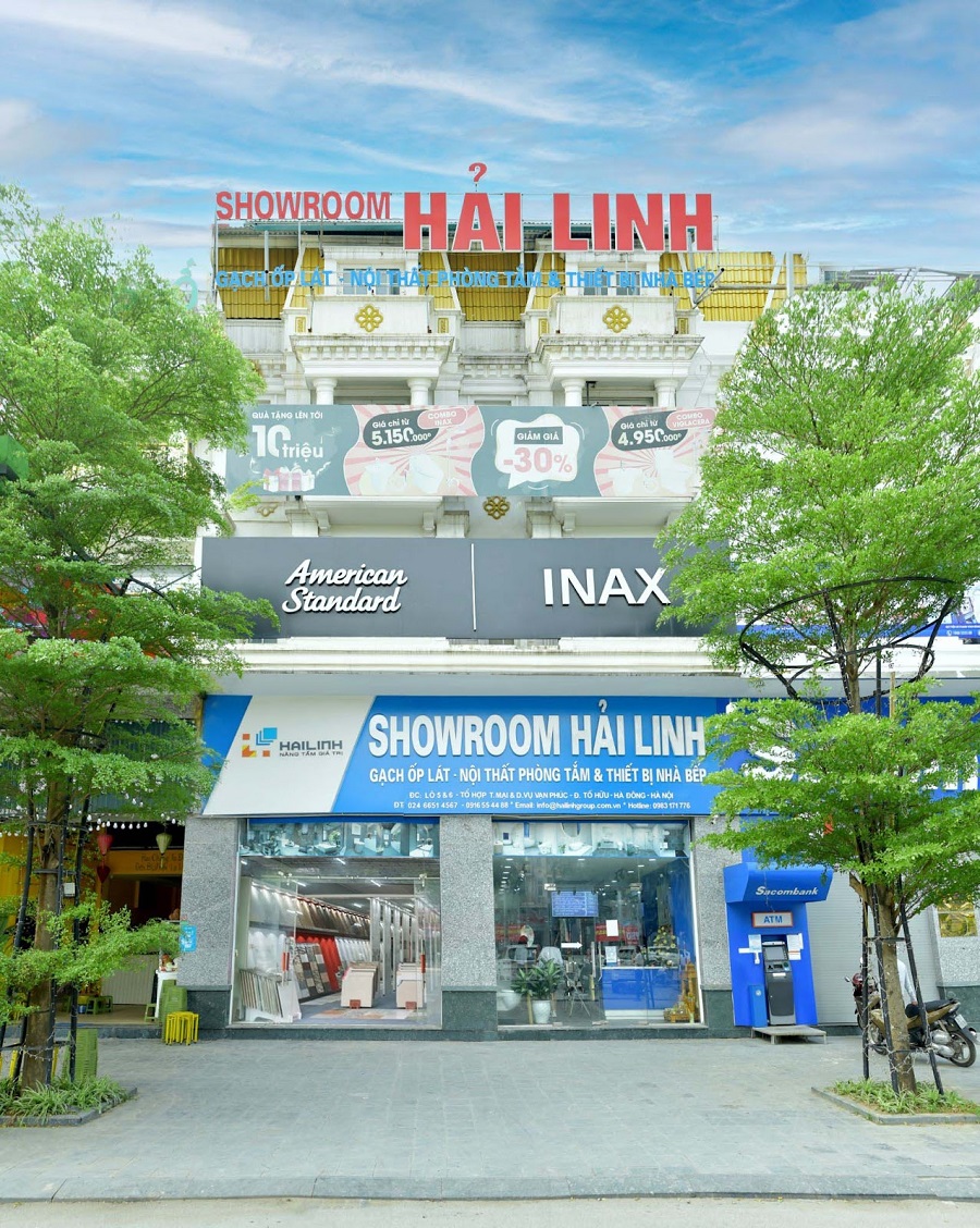 không gian showroom Hà Đông