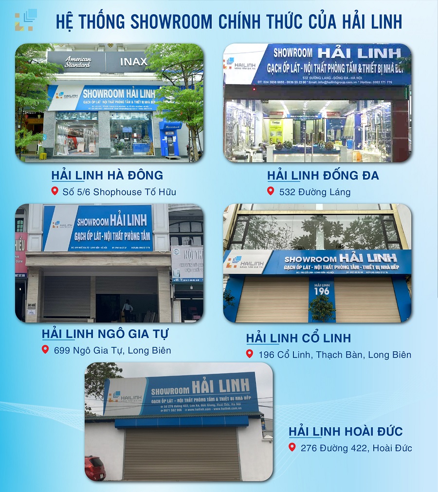 hệ thông showroom hải linh