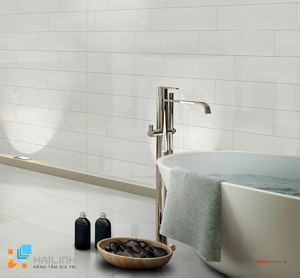 Gạch Taicera đưa ra thị trường với tone màu trung tính phù hợp với phòng tắm Việt