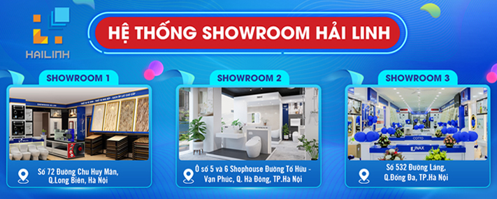 hệ thống showroom Hải Linh