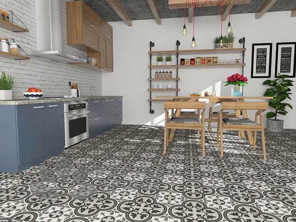 chọn gạch nội thất cho nhà bếp