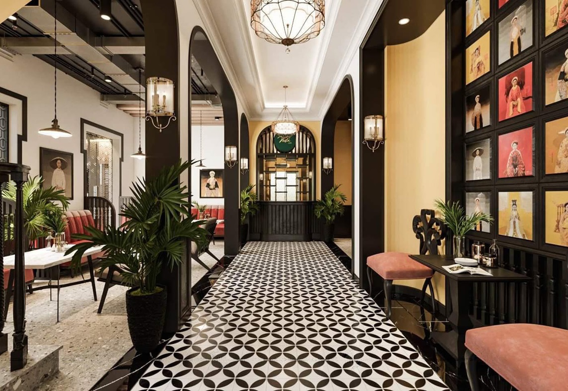 gạch lát cafe bằng gạch bông 3