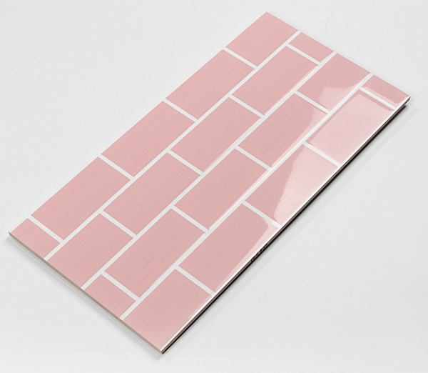 gạch ốp màu hồng