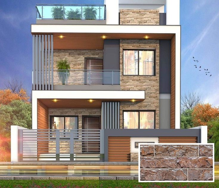 gạch ốp tường mặt tiền 30x60
