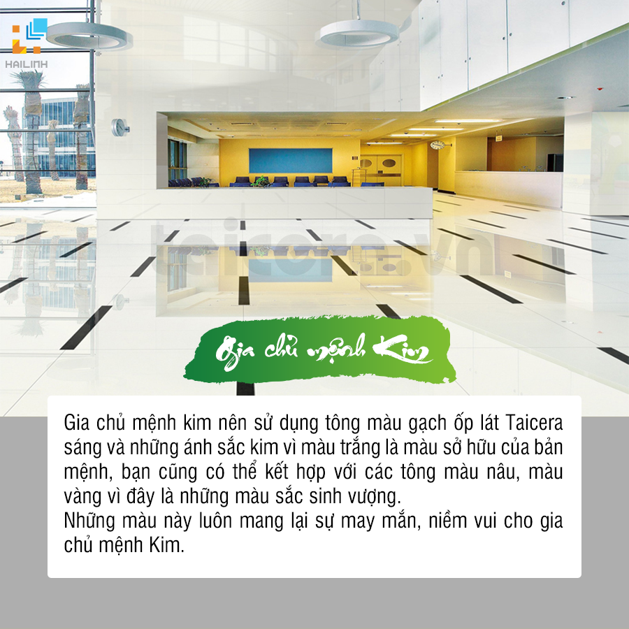 hướng dẫn lựa chọn màu sắc gạch lát nền dựa theo từng gia chủ 4
