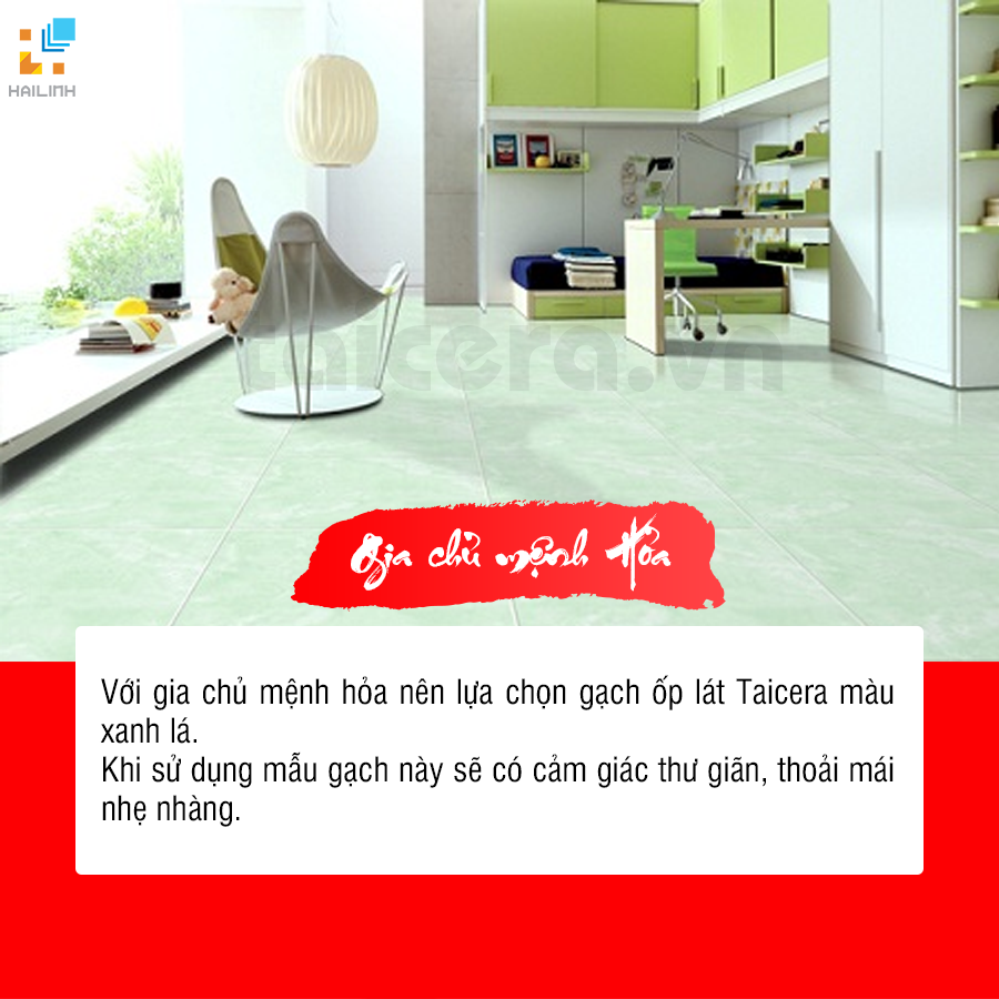 hướng dẫn lựa chọn màu sắc gạch lát nền dựa theo từng gia chủ 5