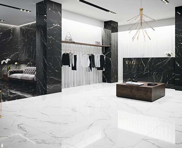 Gạch giả đá ốp chân tường đẹp