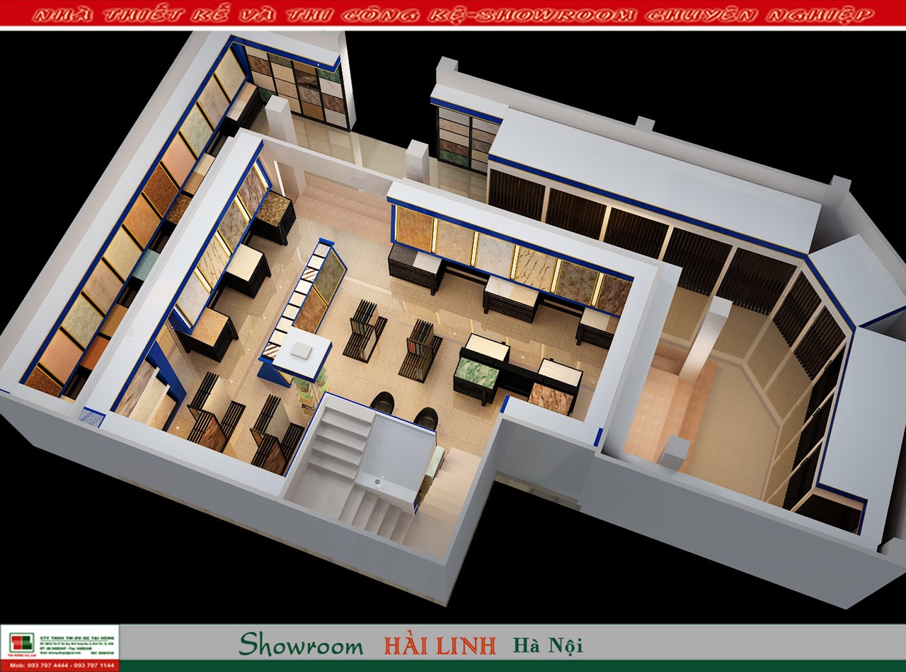 không gian trưng bày sản phẩm