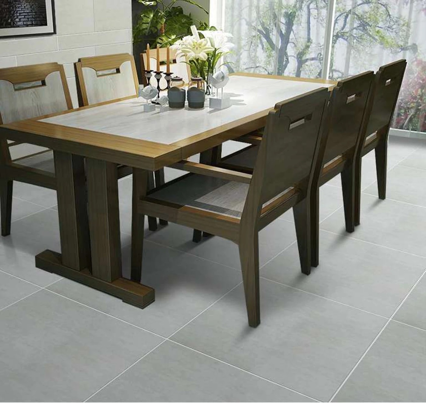 Gạch Taicera 40x40 có đa dạng bề mặt và màu sắc khác nhau