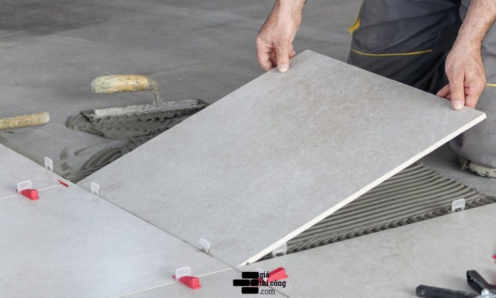 Tính toán số lượng gạch giúp đảm bảo tiến độ thi công