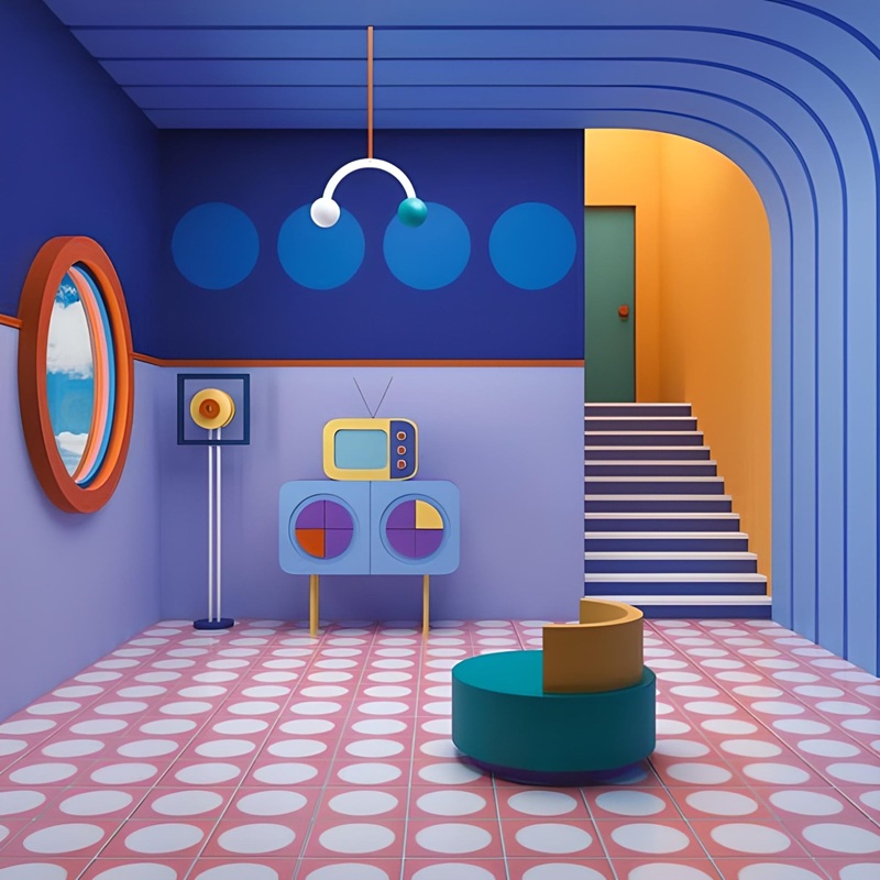 Phối màu bổ túc tạo ra hiệu ứng thị giác cực kỳ sống động