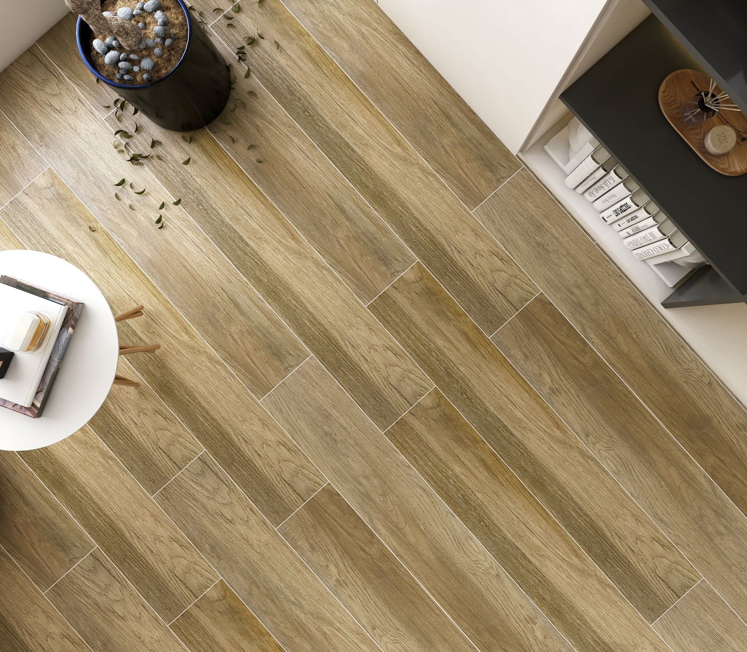 Mệnh Mộc nên hạn chế chọn gạch màu trắng, bạc, xám, ánh kim…