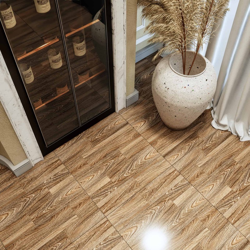 Gạch giả gỗ dạng thanh thanh lịch và tinh tế