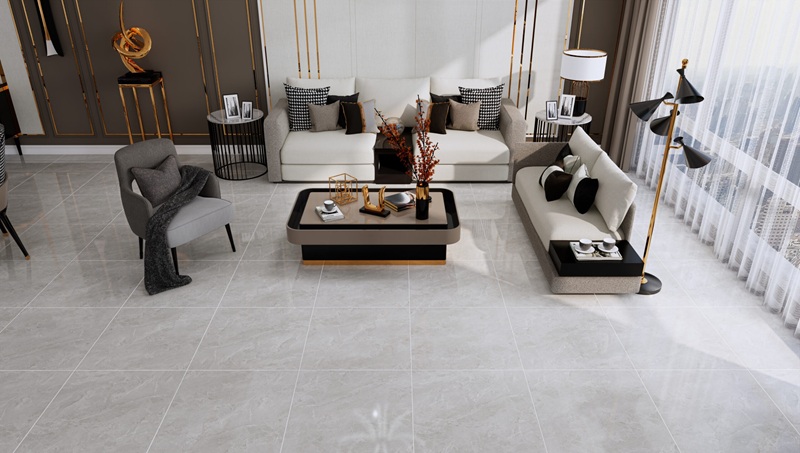 Gạch lát nền vân xi măng mang lại vẻ đẹp hiện đại, khỏe khoắn
