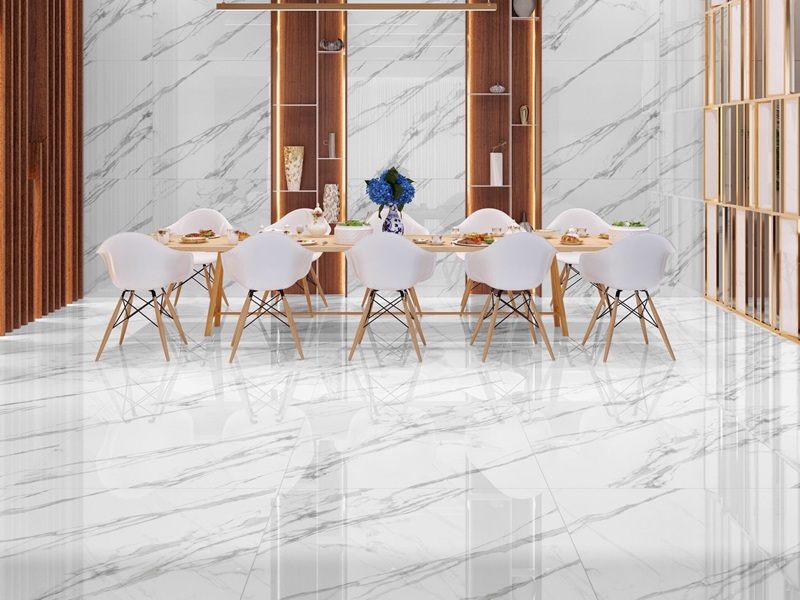 Kích thước gạch lát nền cần phải phù hợp với không gian