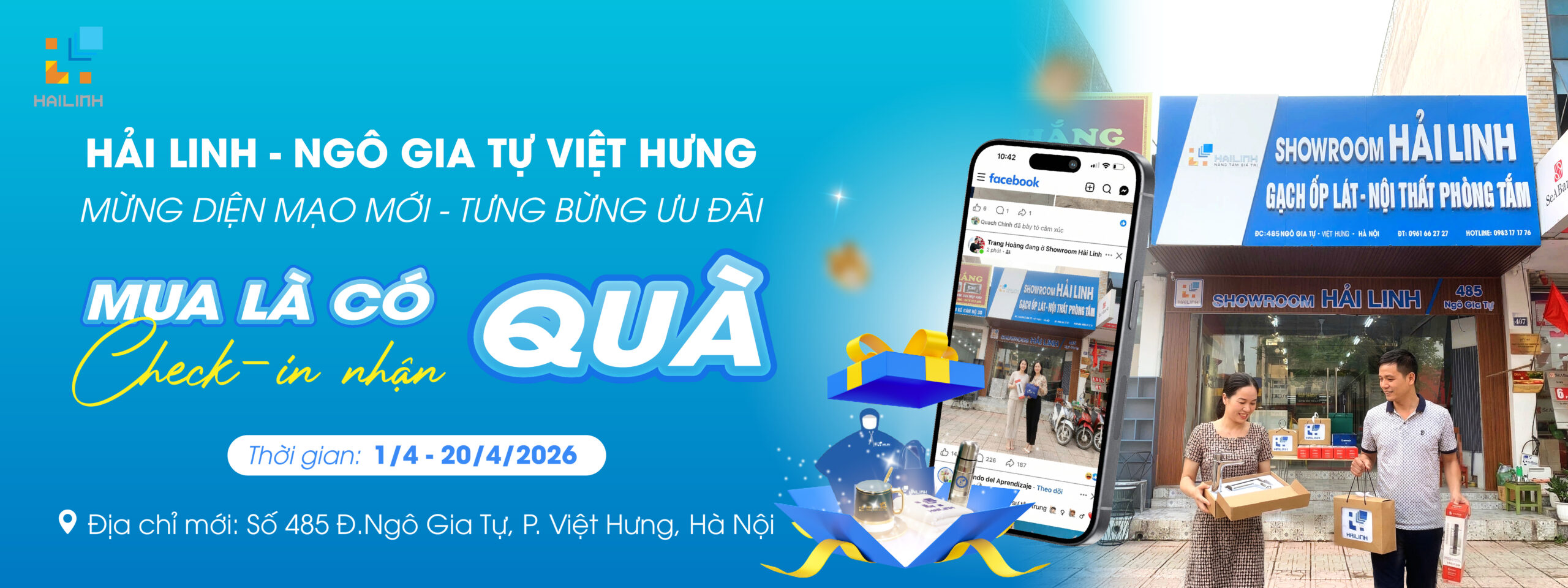 Hai Linh Ngo Gia Tu mua là có quà