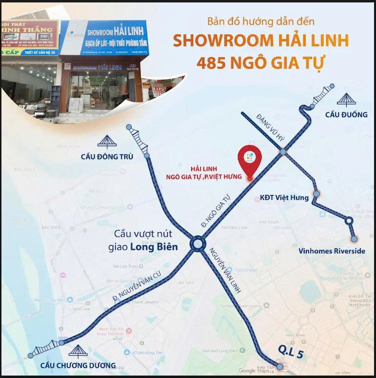 Hướng dẫn đến Showroom Hải Linh Ngô Gia Tự