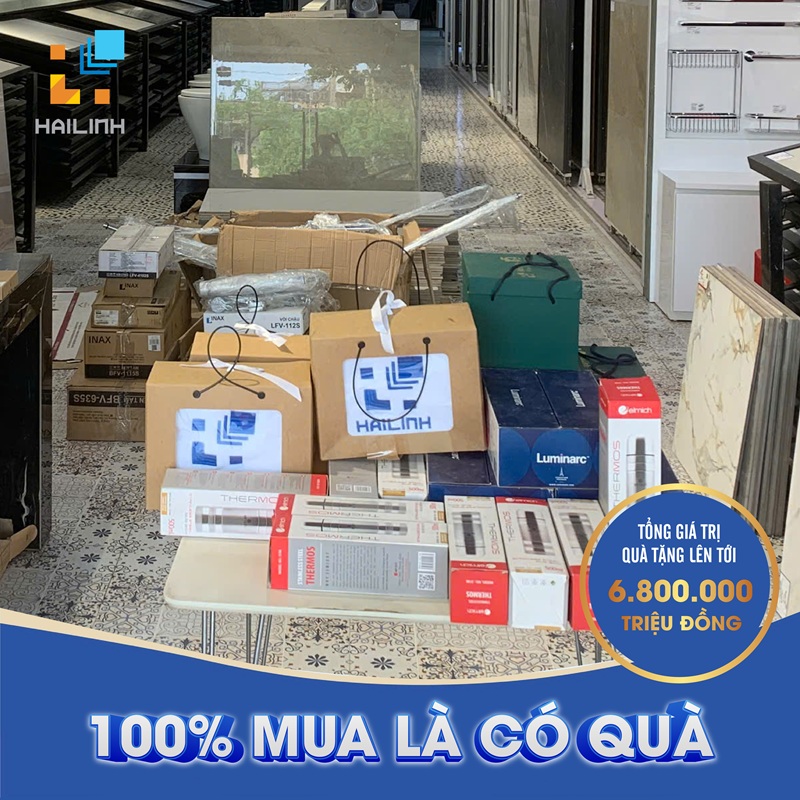 100% khách mua hàng là có quà