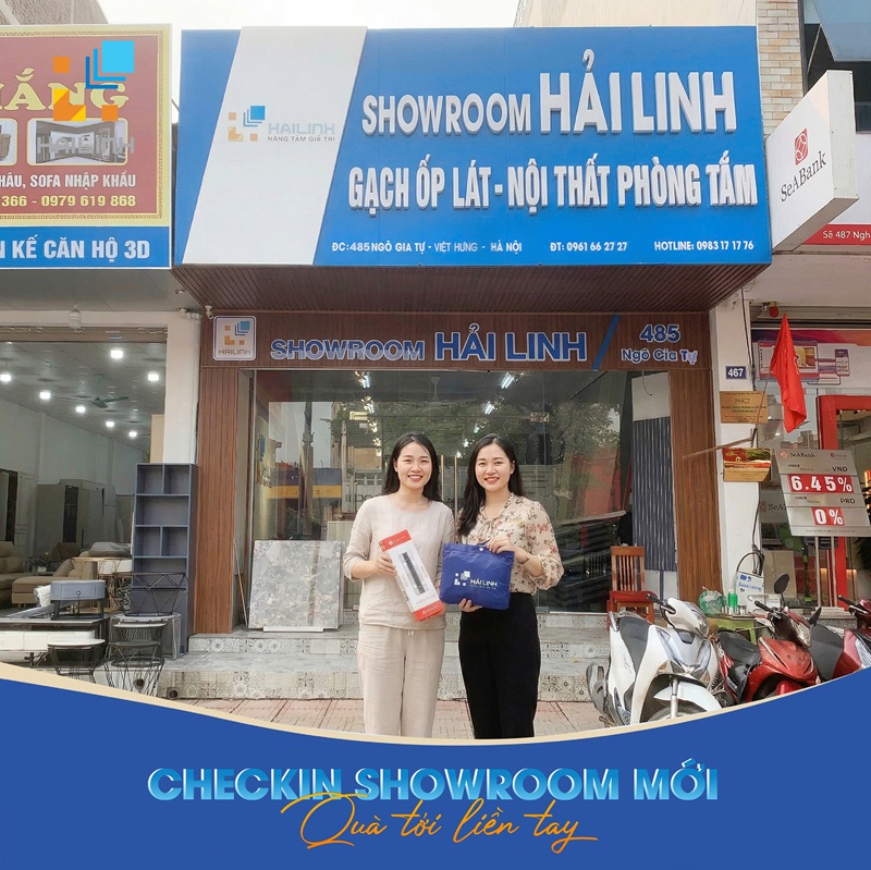 Check-in showroom mới, nhận quà liền tay
