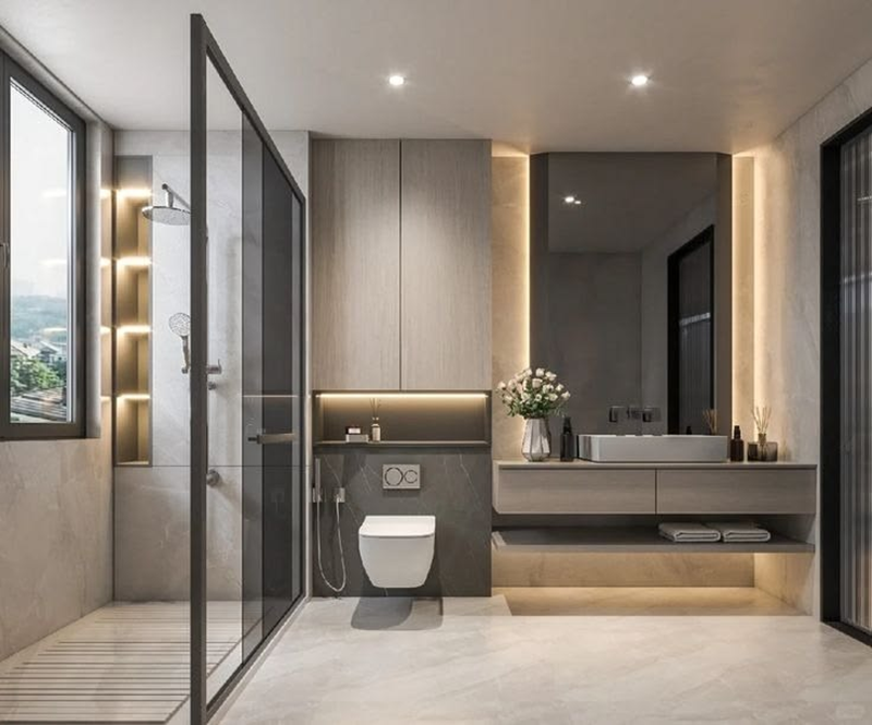 Không gian cần hài hòa về bố cục màu sắc để dòng chảy vượng khí được suôn sẻ