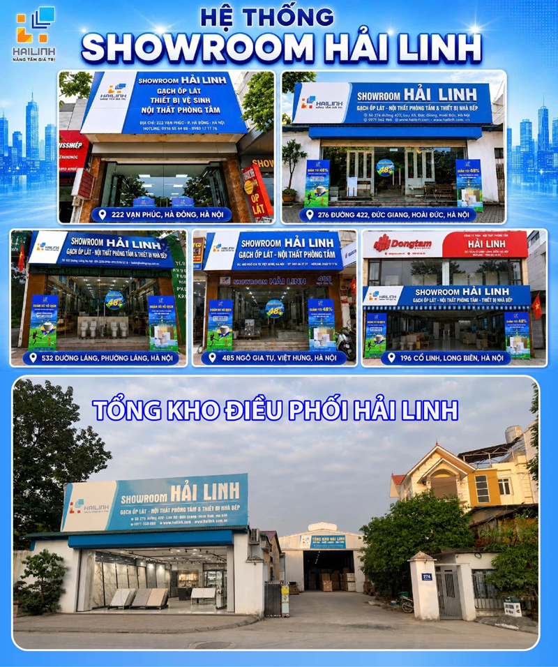 Mua gạch ốp tường chọn ngay Hải Linh