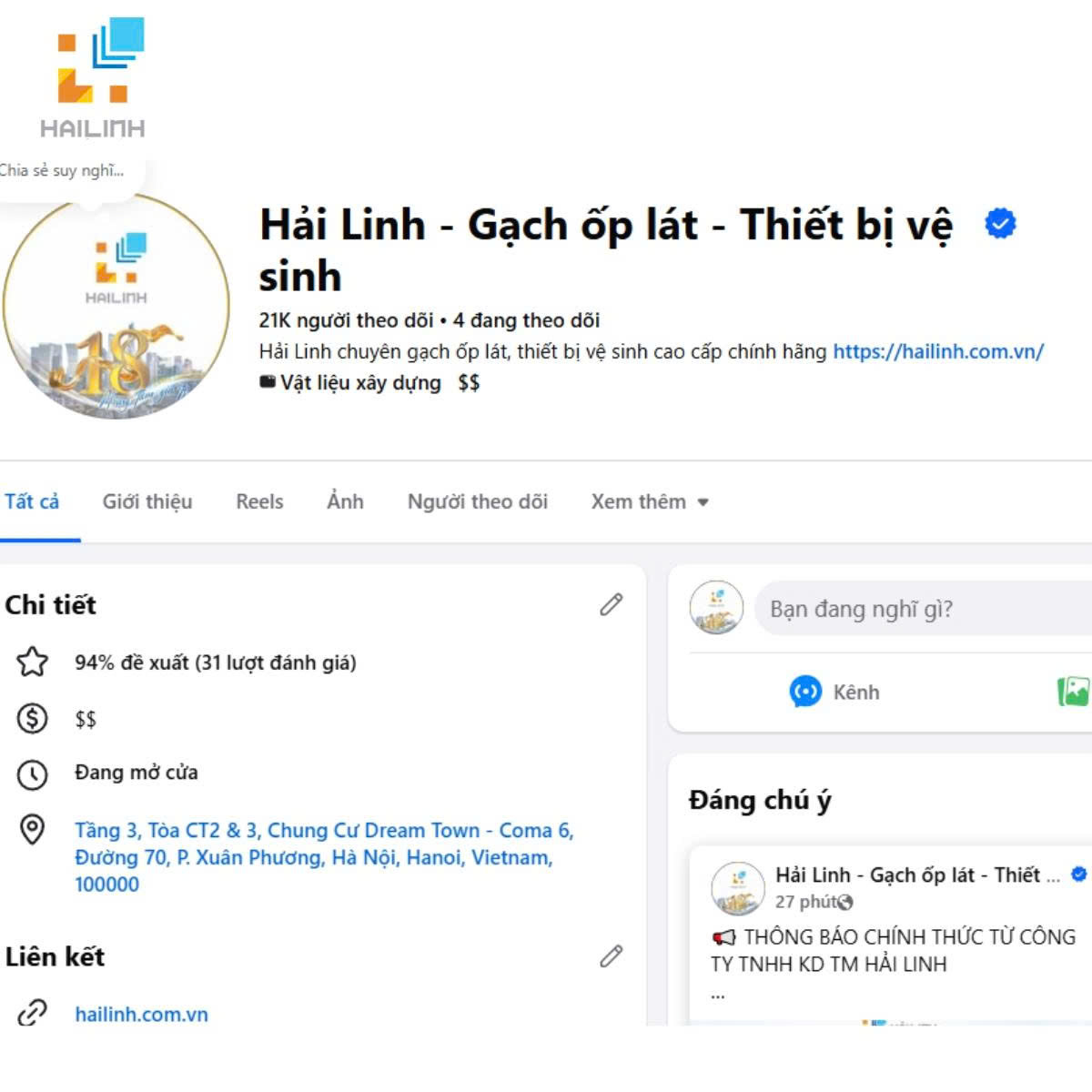 Cách nhận biết và tương tác an toàn với fanpage chính thức của Hải Linh